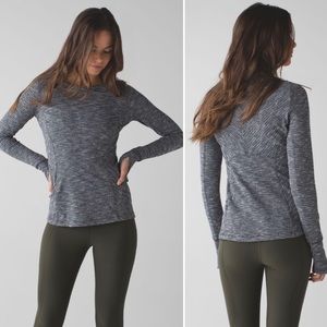 lululemon athletica Gray Long Sleeve Top